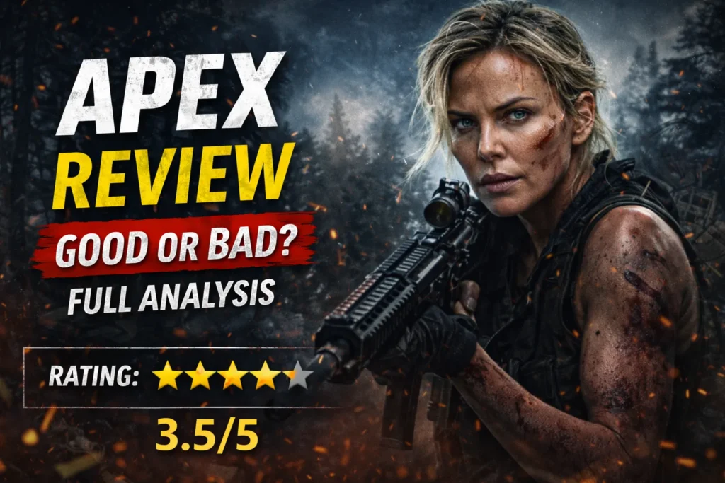 apex movie review 2026 rating good or bad