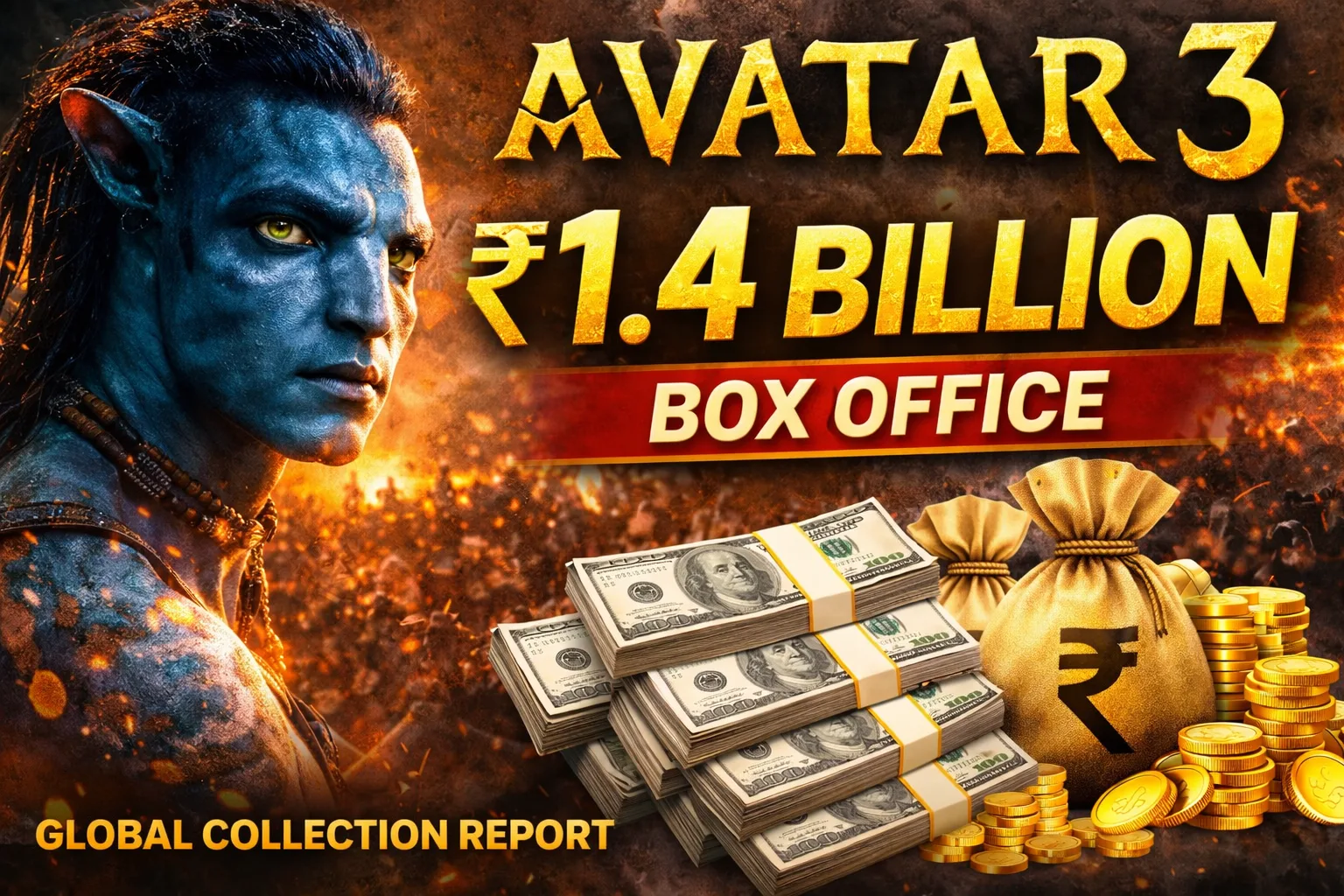 Avatar 3 Box Office Collection – Crosses $1.4 Billion, Continues Global Dominance