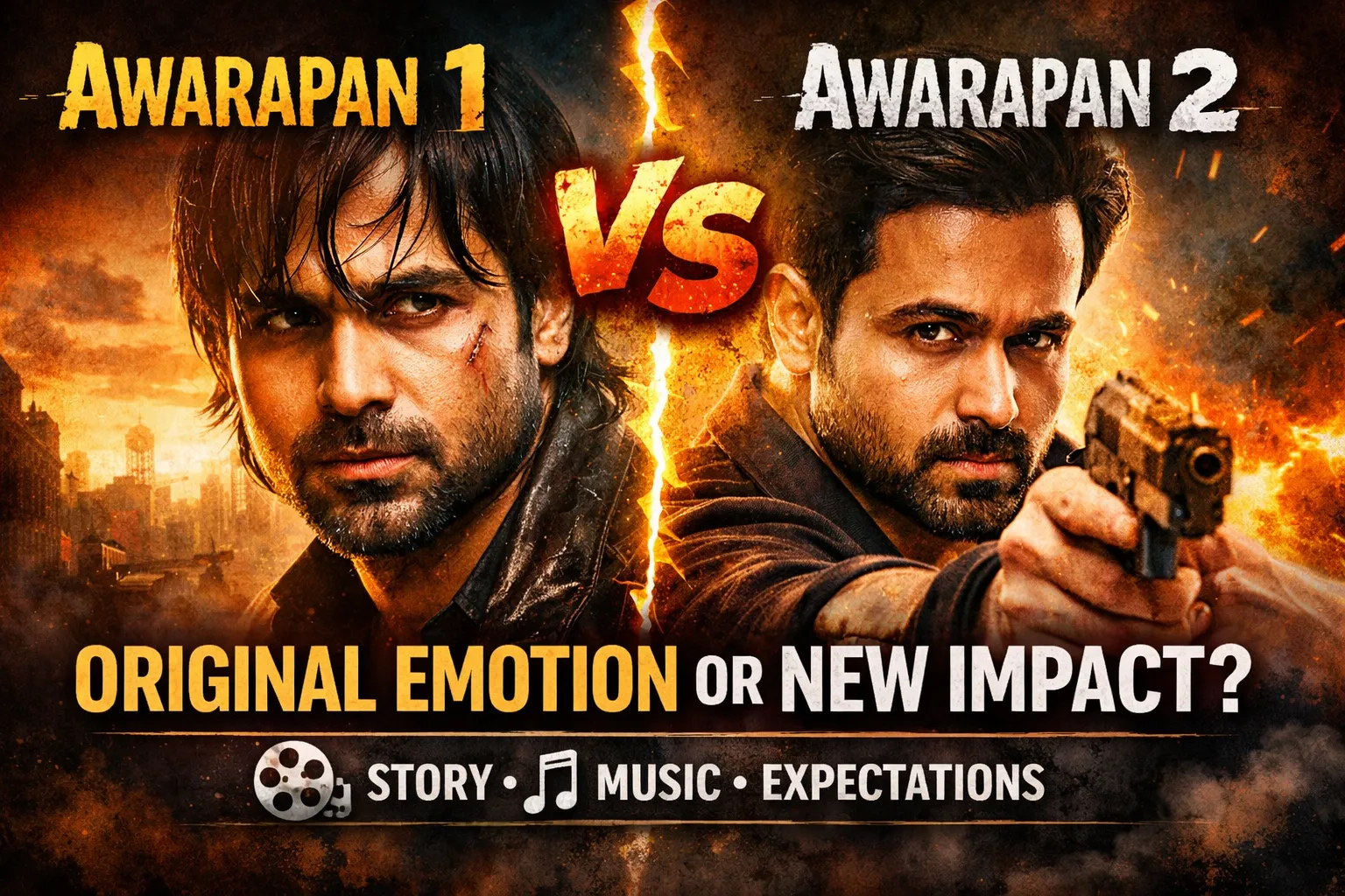 Awarapan 1 vs Awarapan 2 comparison Emraan Hashmi original vs sequel analysis