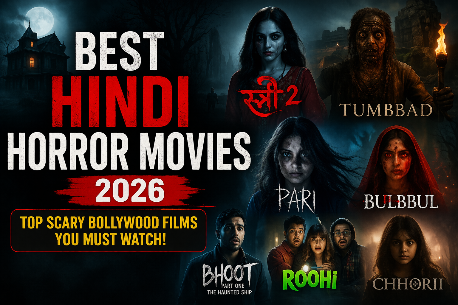 🎬 Best Hindi Horror Movies 2026 – Top Scary Bollywood Films to Watch