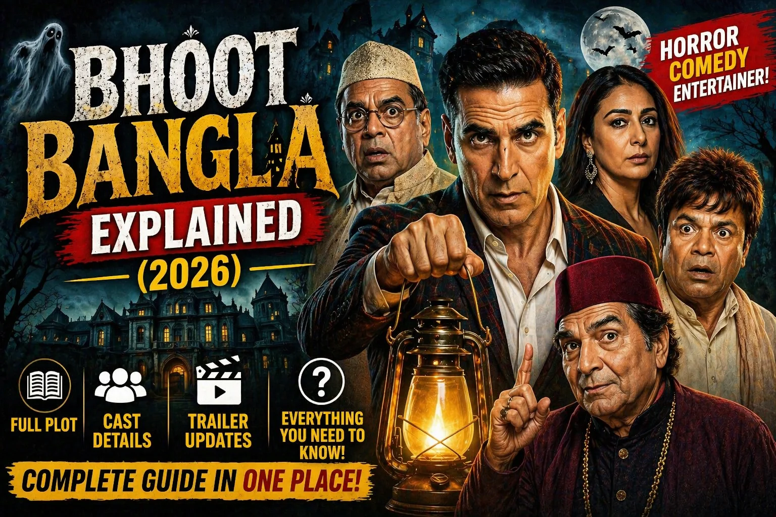 Bhoot Bangla Explained (2026) – Full Plot, Cast, Trailer & Everything You Need to Know