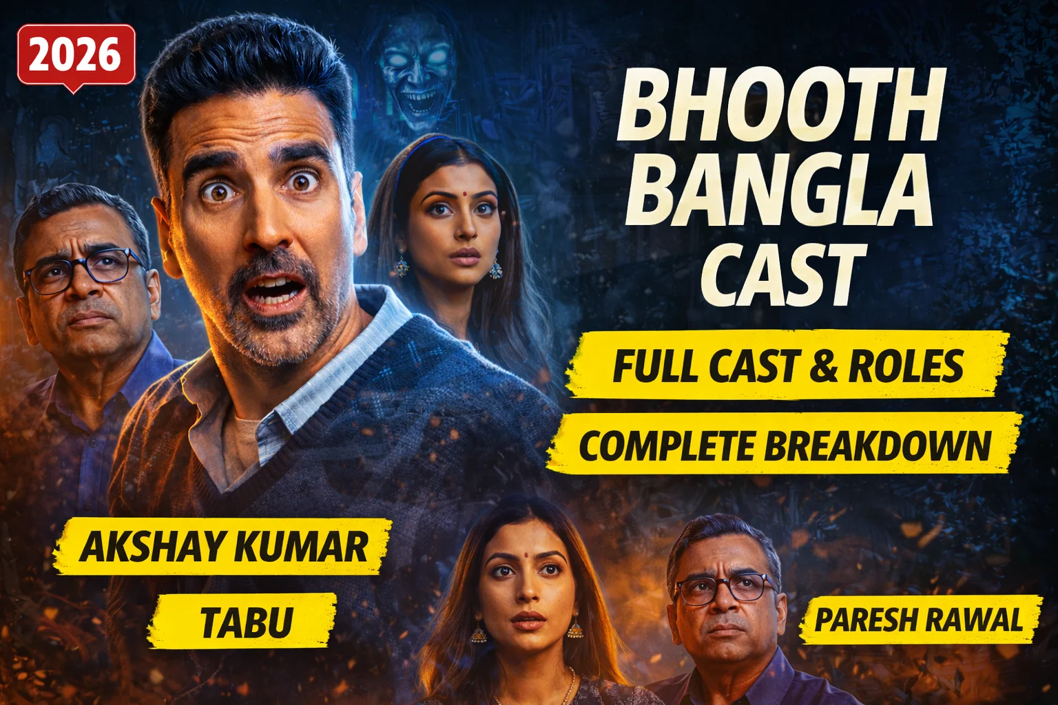 Bhooth Bangla Cast (2026) – Full Star Cast और हर किरदार का पूरा breakdown