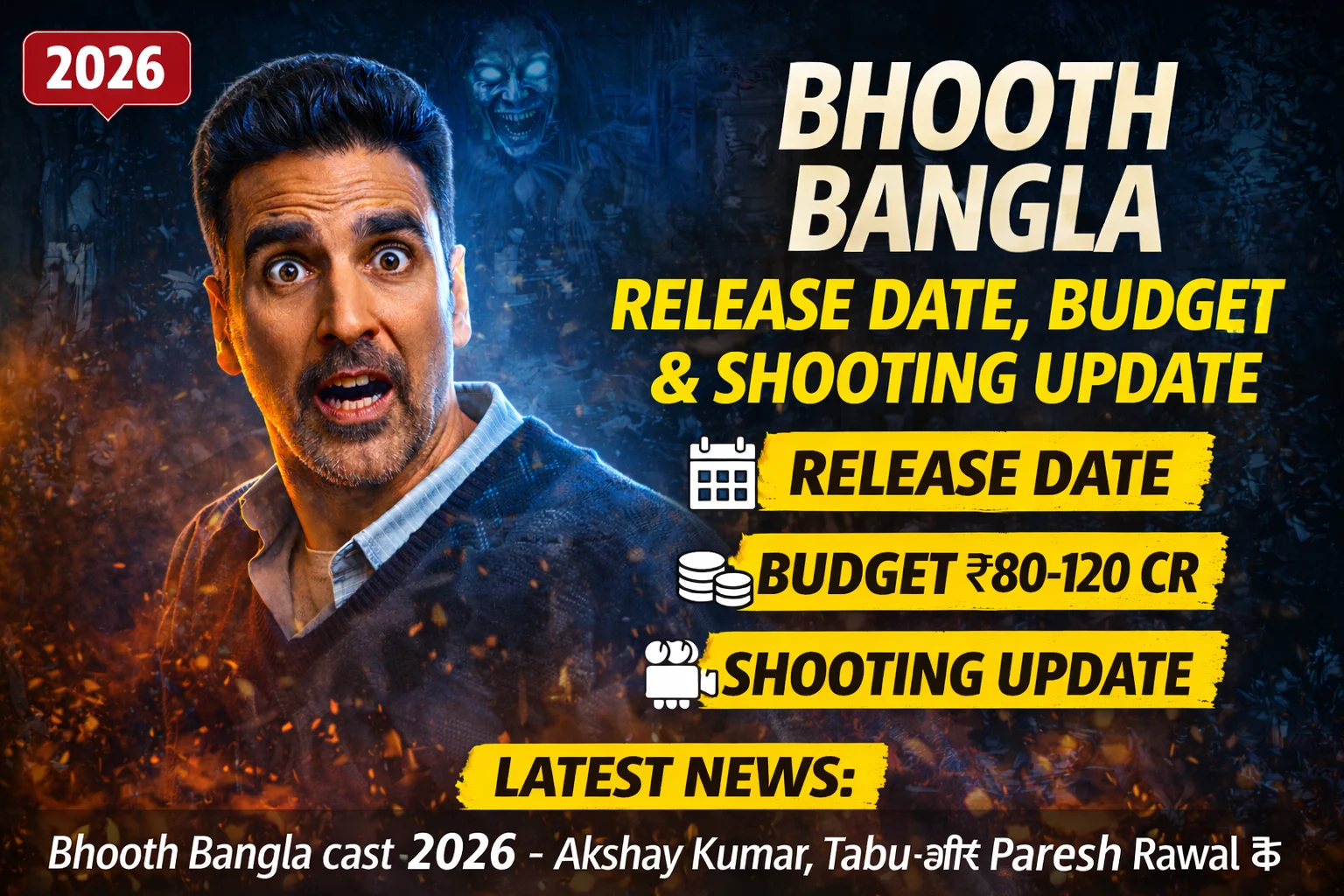 Bhooth Bangla Release Date, Budget & Shooting Update – कब आएगी Akshay Kumar की नई फिल्म?