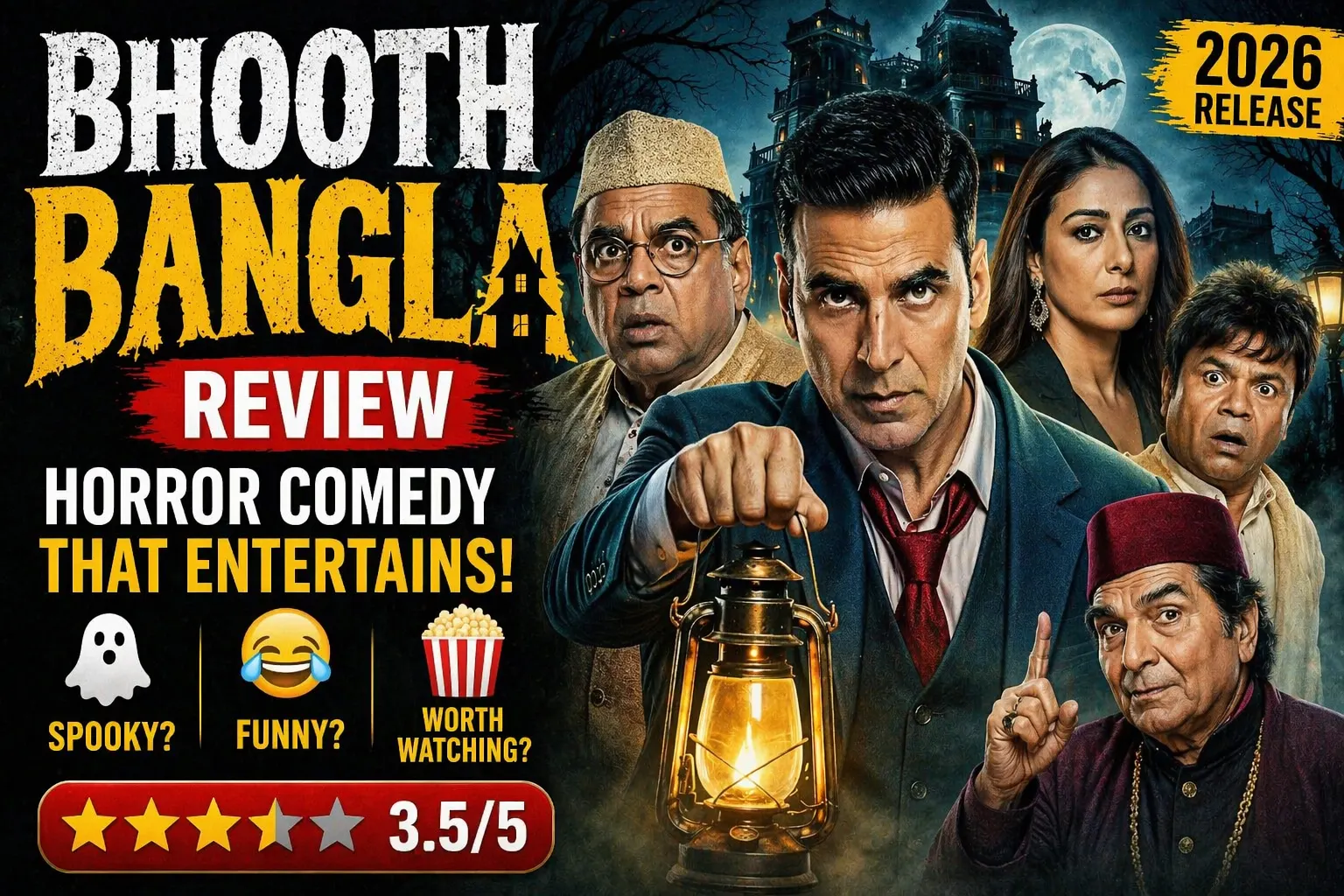 Bhooth Bangla Review (2026): Does This Horror Comedy Really Work?