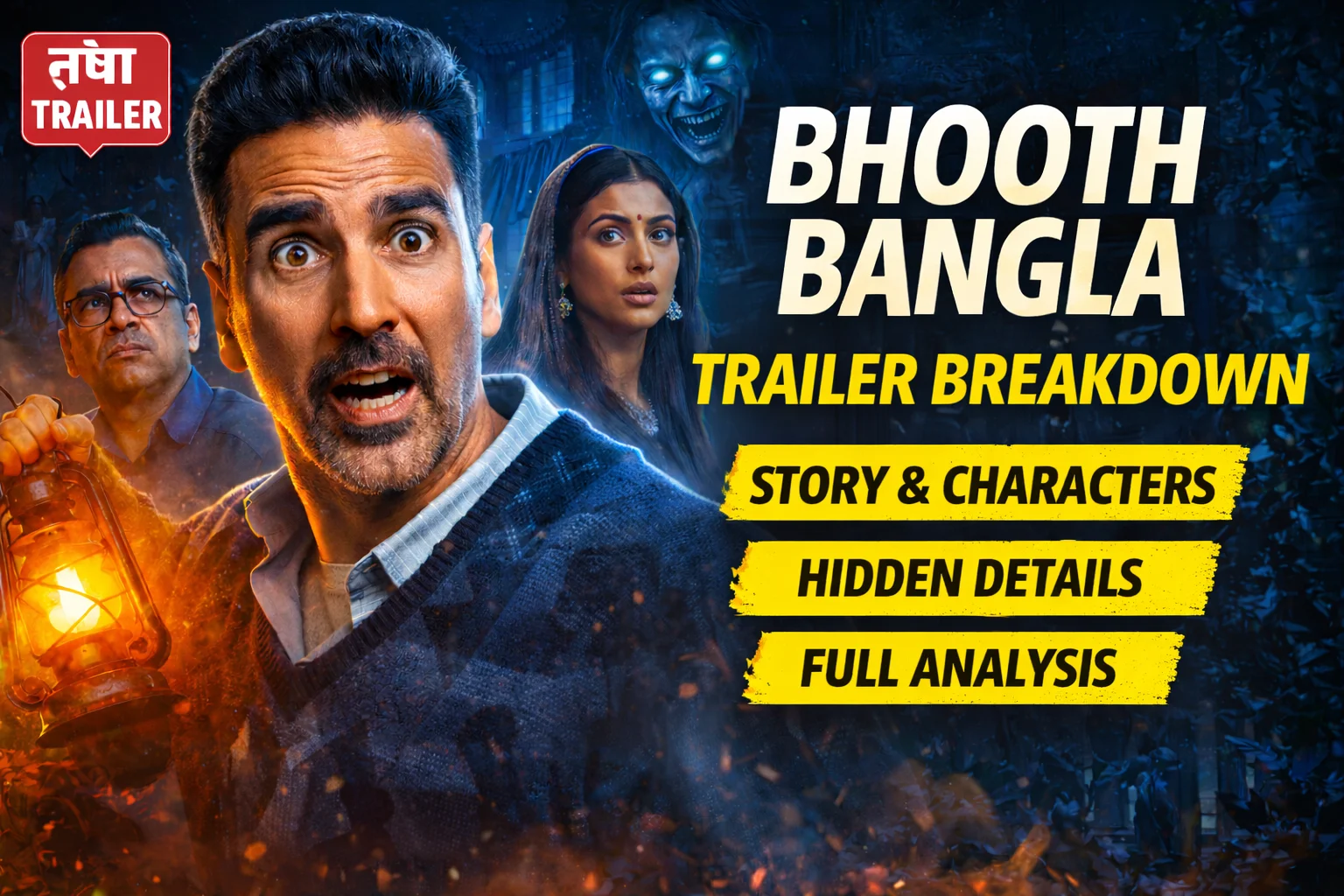 Bhooth Bangla Trailer Breakdown – Trailer में छुपी कहानी और सारे hints समझिए