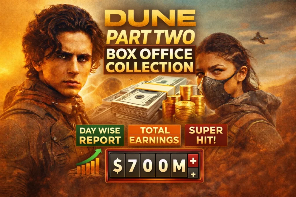 Dune Part Two box office collection day wise report showing total earnings and movie performance