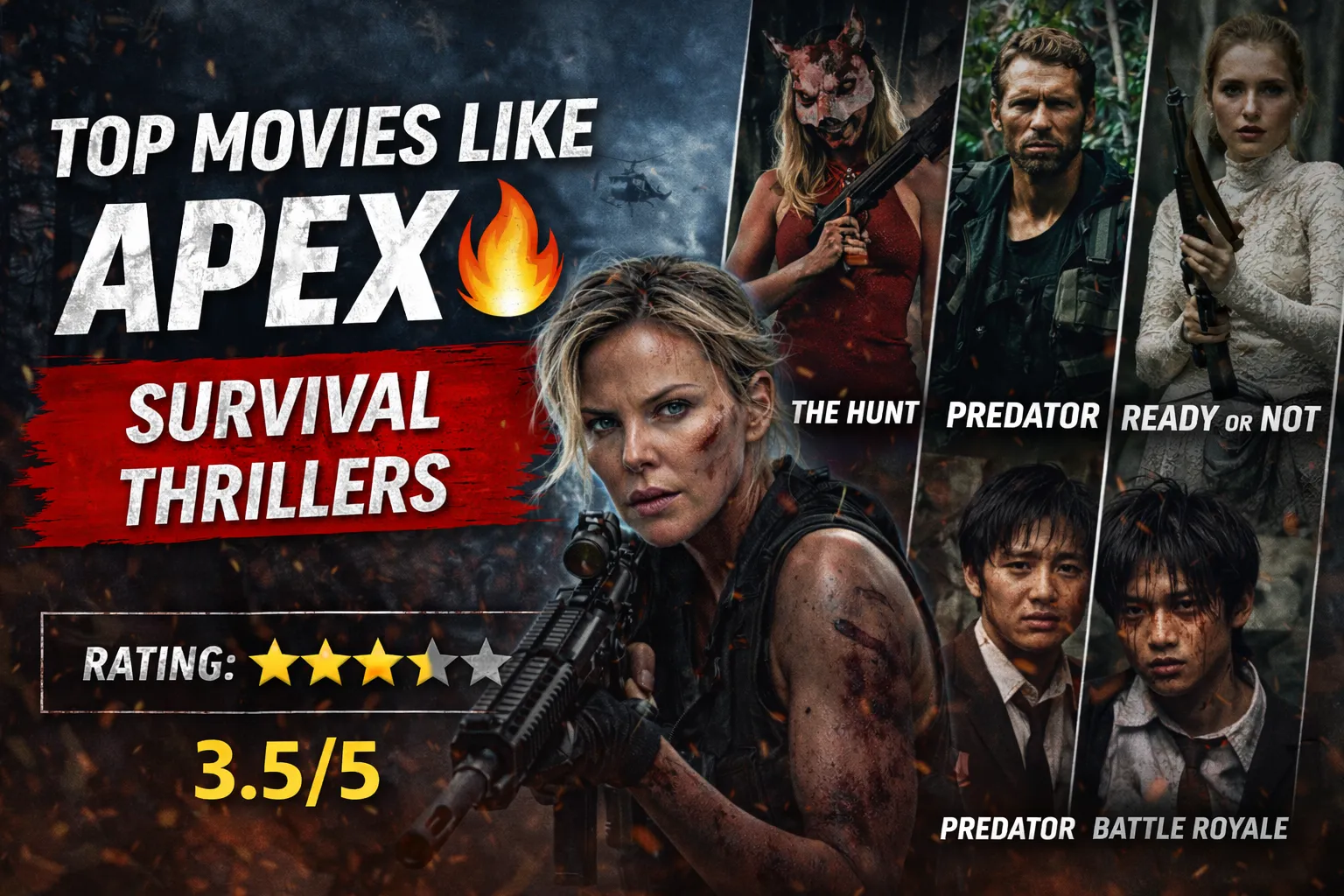 🎯 Top Movies Like Apex (2026) | Best Survival Thriller Movies You Must Watch