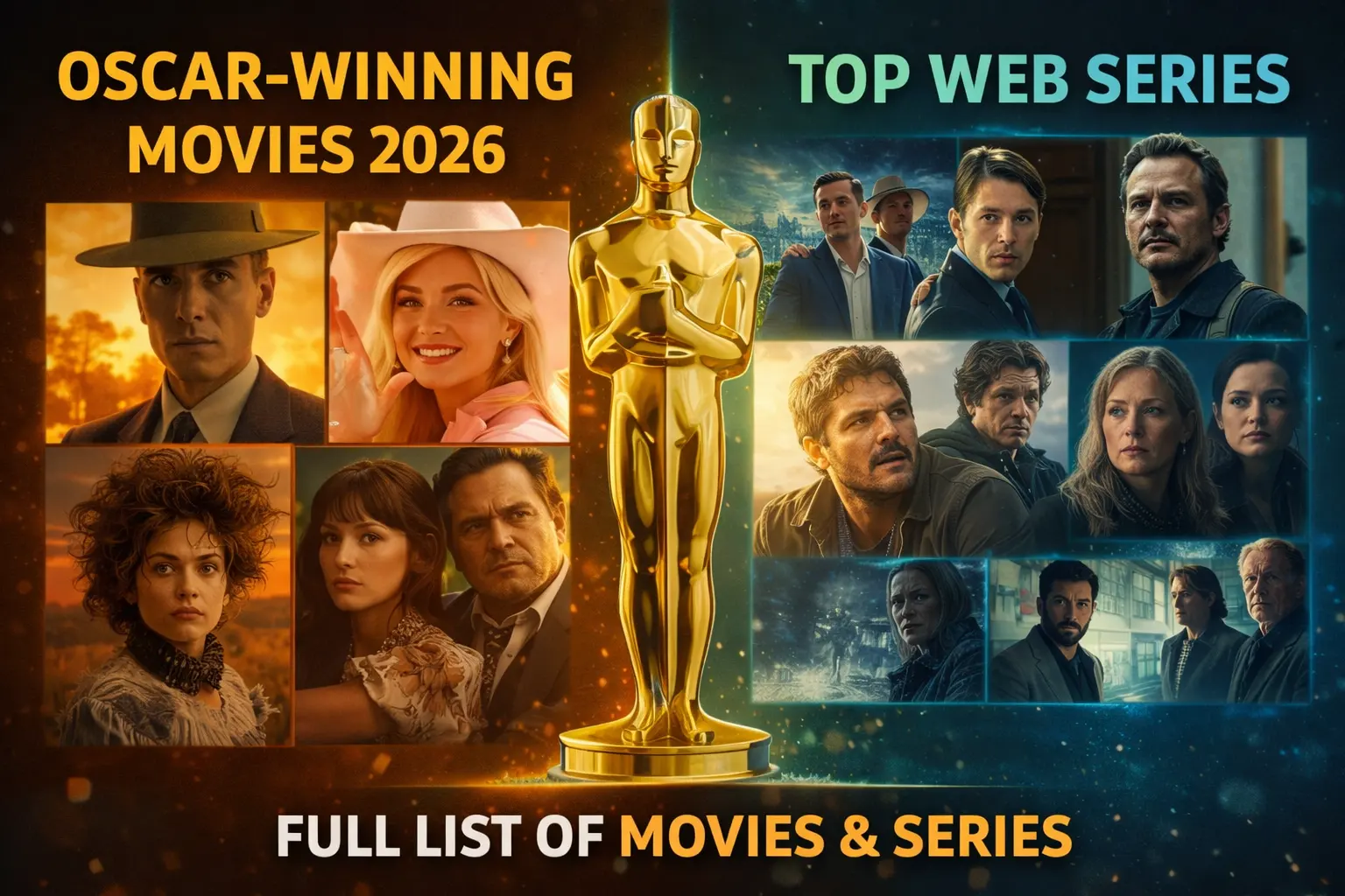 Hollywood 2026 Oscar-Winning Movies & Top Web Series: Full List That Defined This Year