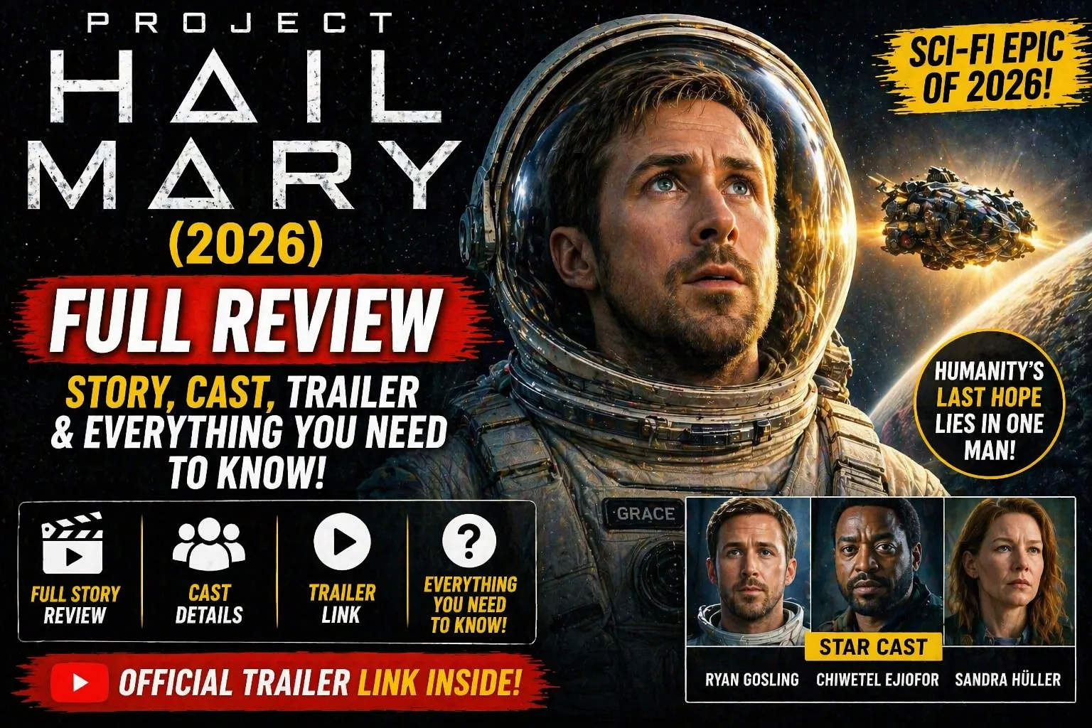 Project Hail Mary (2026) – Full Review, Cast, Trailer & Everything You Need to Know