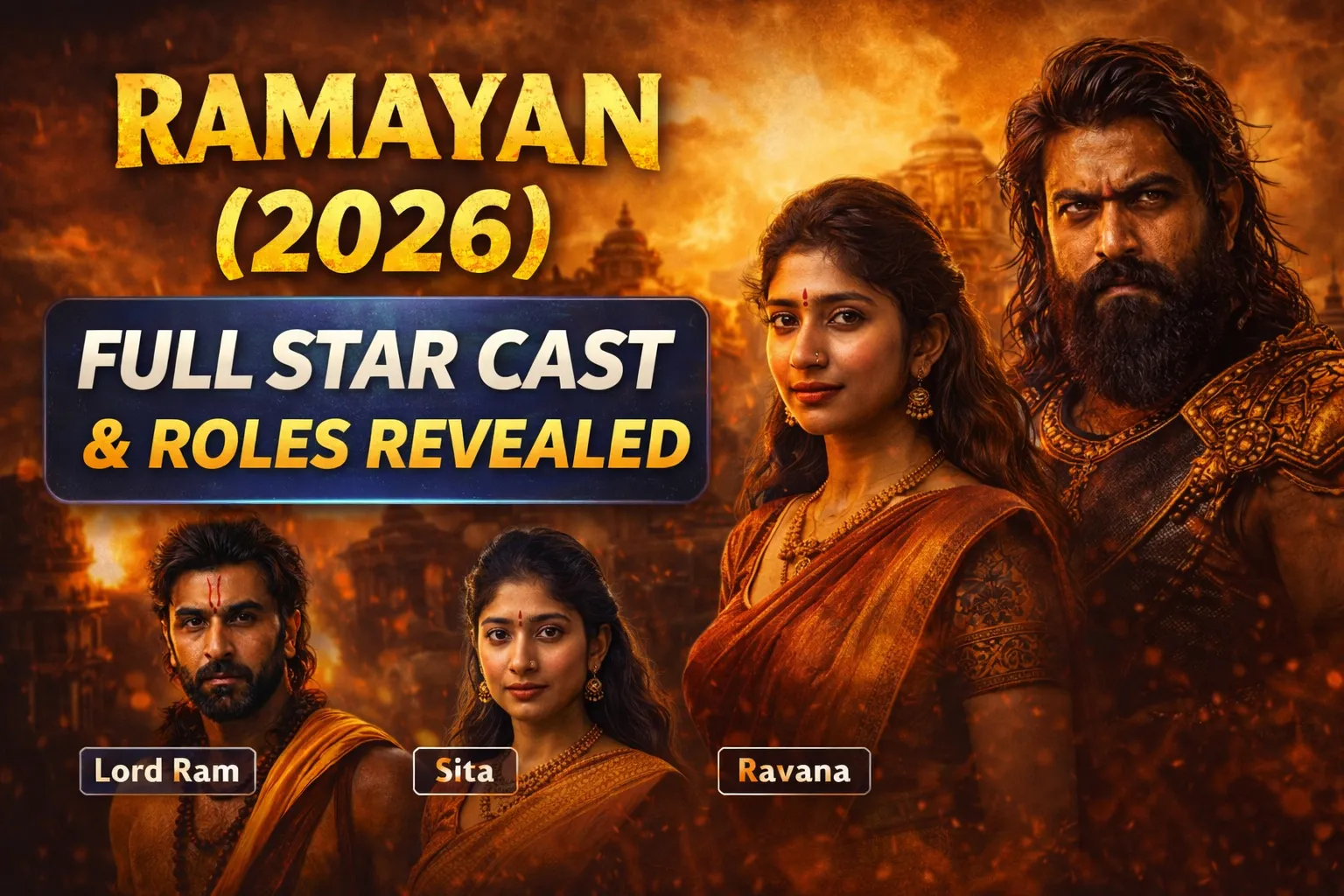Ramayan (2026) Cast | Full Star Cast & Roles Revealed