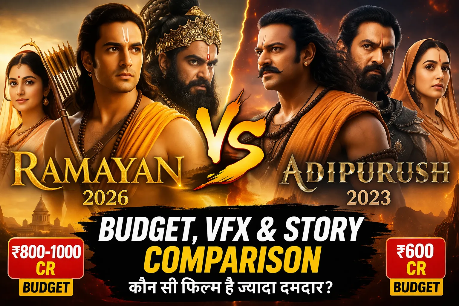 Ramayan vs Adipurush – आखिर कौन सी फिल्म ज्यादा दमदार है?