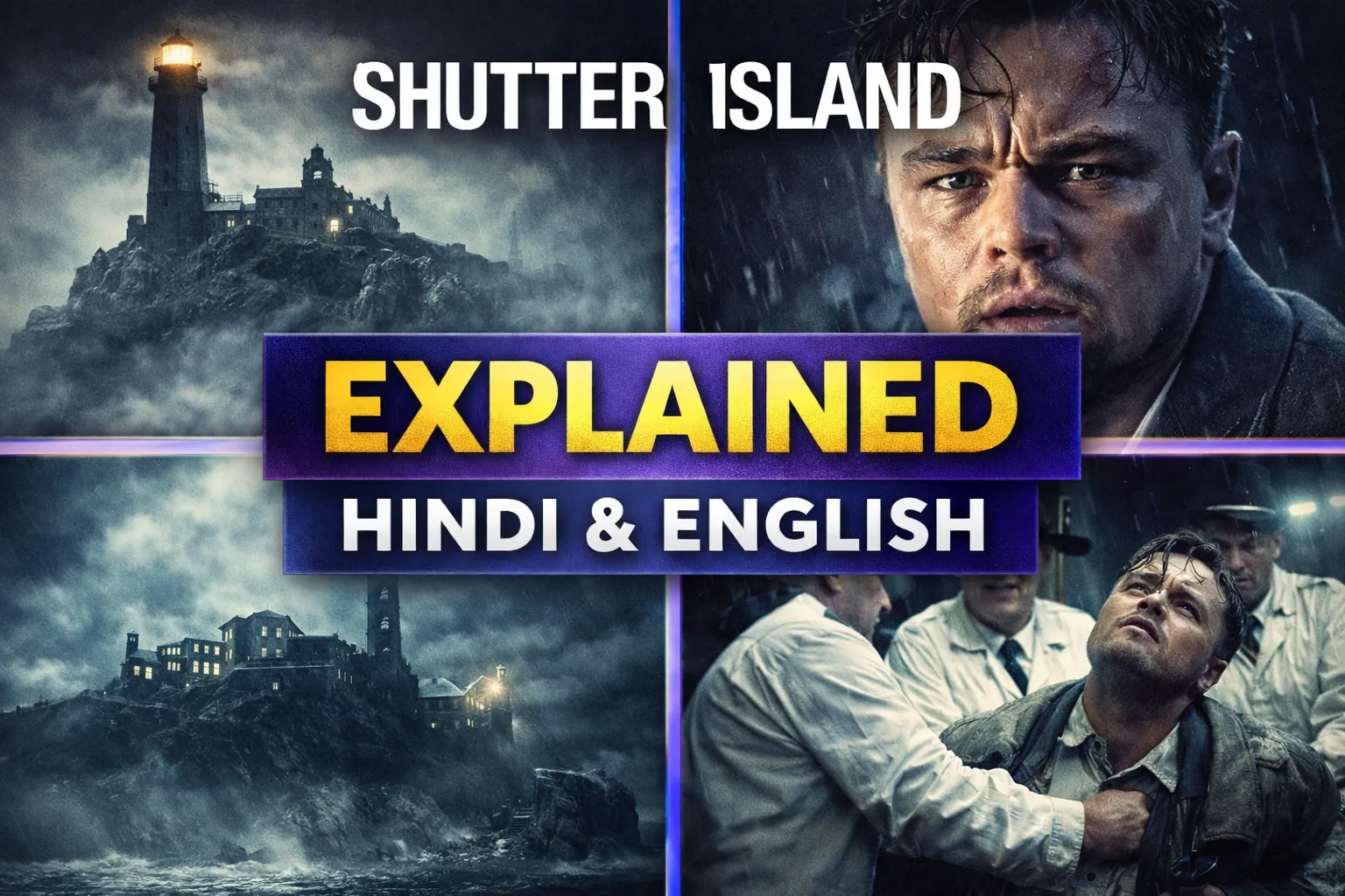 🎬 Shutter Island – Full Story & Ending Explained (English + Hindi)