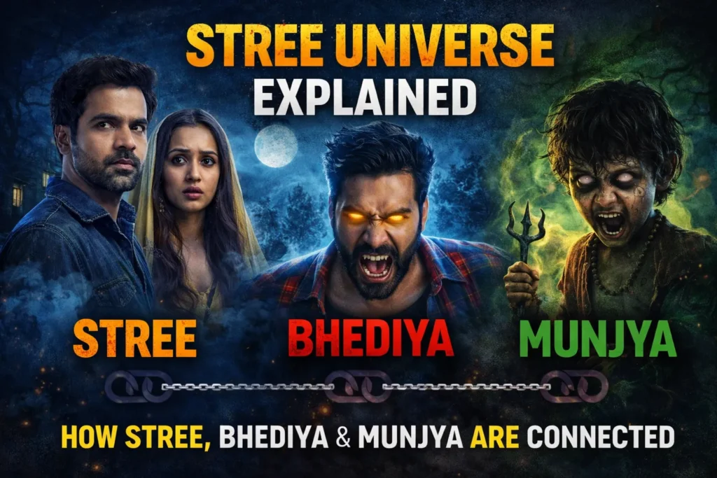 Stree Universe explained how Stree Bhediya and Munjya are connected in horror comedy universe