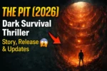 The Pit Movie 2026 dark survival thriller underground pit scene with man silhouette