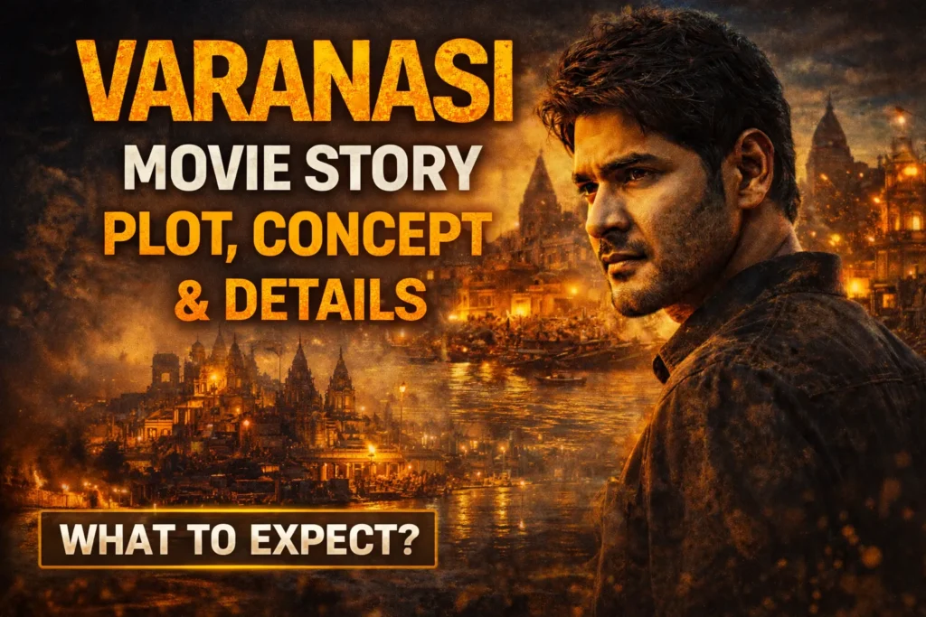 Varanasi movie story plot concept 2026 details upcoming Indian film what to expect